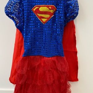 Supergirl Sequin Child Costume, Size Medium